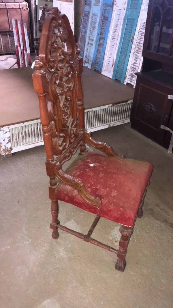 Καρέκλα, παλιά αυθεντική χειροποίητη ξυλόγλυπτο έπιπλο