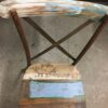 Καρέκλα σιδερένια από παλιά ξυλεία