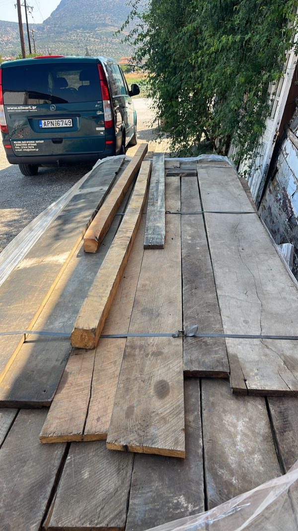 Παλιό δρύινο πάτωμα,